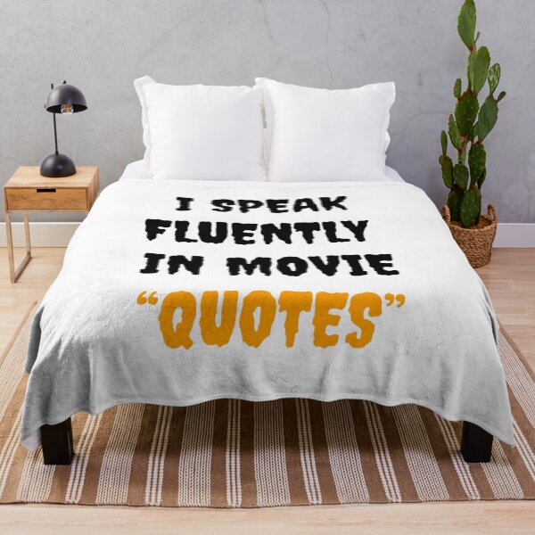 Item preview, I Speak Fluently In Movie Quotes designed and sold by Gonkpoke.