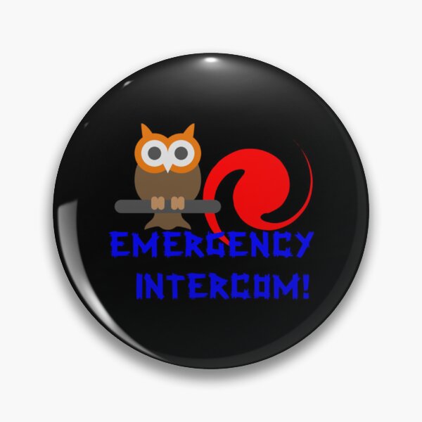 Item preview, emergency intercom                designed and sold by happilidesigned.