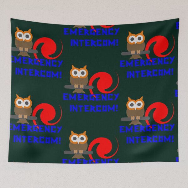 Item preview, emergency intercom                designed and sold by happilidesigned.