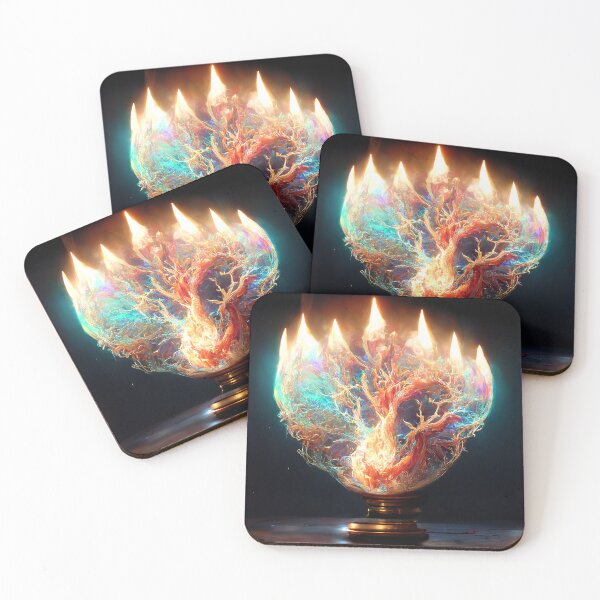 Item preview, Cosmic Candle designed and sold by AICustomArt ⭐⭐⭐⭐⭐.