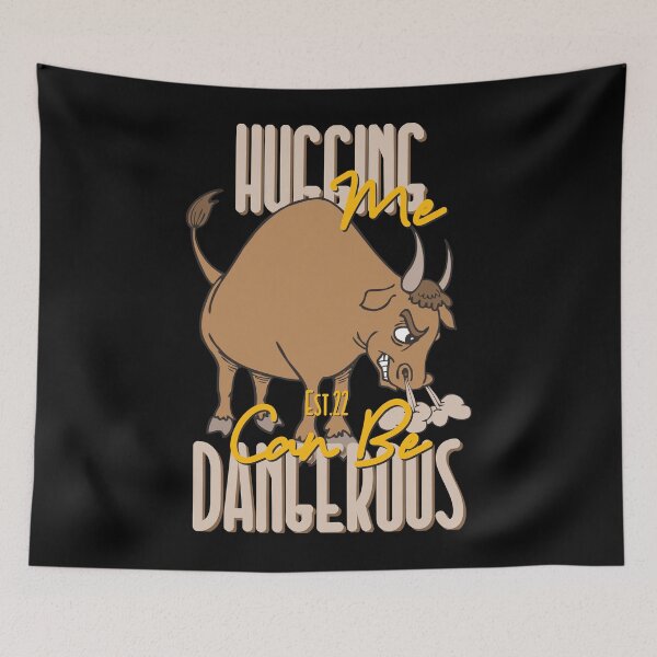 Item preview, HUGGING ME CAN BE DANGEROUS designed and sold by GAADesignz.