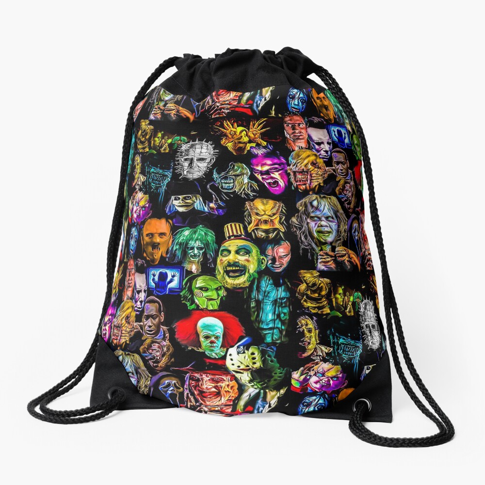 horror collection Drawstring Bag