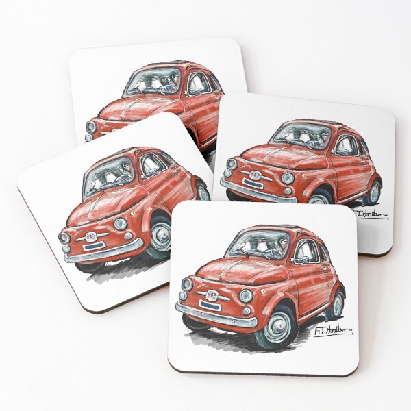 Item preview,  Classic Red Fiat 500 designed and sold by Francohanekom.