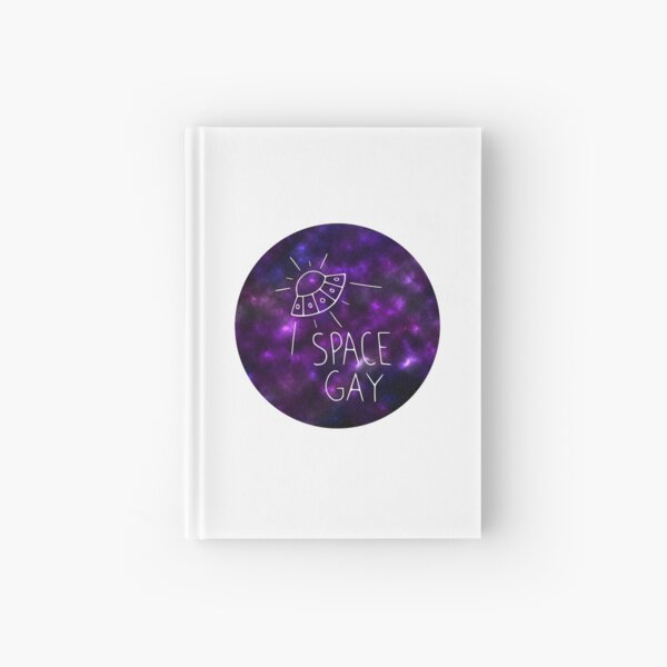 Galaxy Space Gay Hardcover Journal