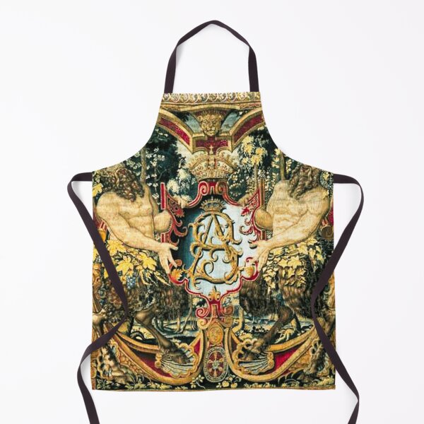 Item preview, Tapestry with monogram "SA" of King Sigismund II Augustus of Poland/Lithuania, Brussels, c. 1555. Part of famous Jagiellonian tapestries, also known as the Wawel Tapestries or Wawel Arrases. designed and sold by IlluminatedPage.