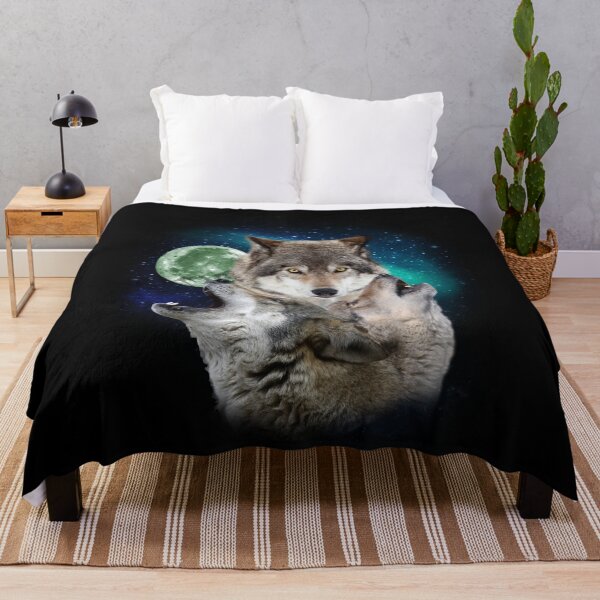 Item preview, Three Wolves Howling in Moonlight  designed and sold by david parry.