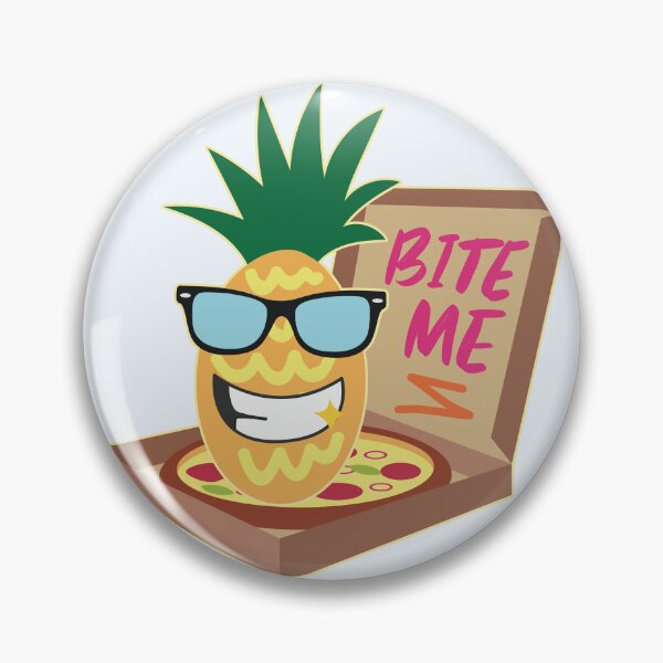 Item preview, (No) Pinapple on Pizza, Bite Me!  designed and sold by Numero14.