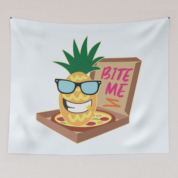 Item preview, (No) Pinapple on Pizza, Bite Me!  designed and sold by Numero14.