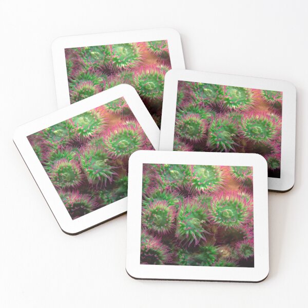 Item preview, Green and Magenta Colorful Sea Anemone designed and sold by silviaol.