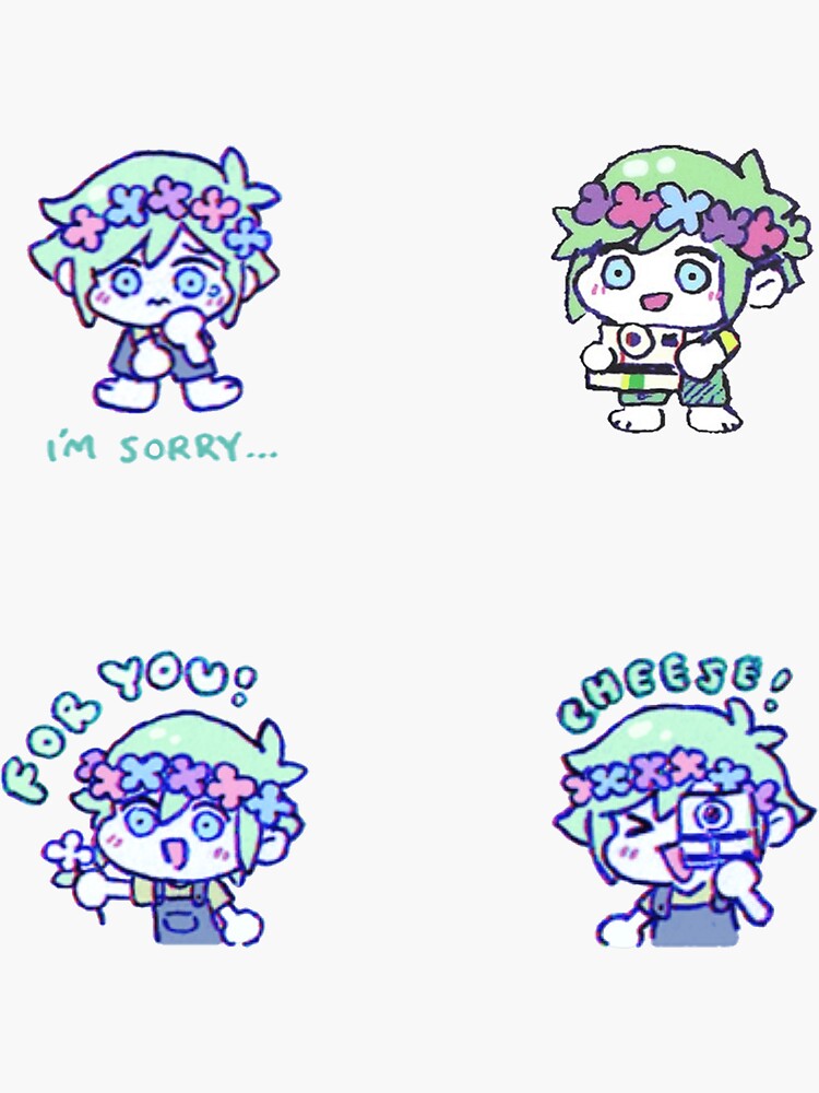 Omori Basil AAAAAA!!! | Sticker