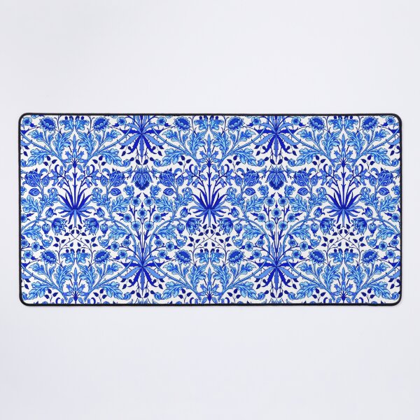 Item preview, William Morris Hyacinth Print, Cobalt Blue & White designed and sold by Marymarice.