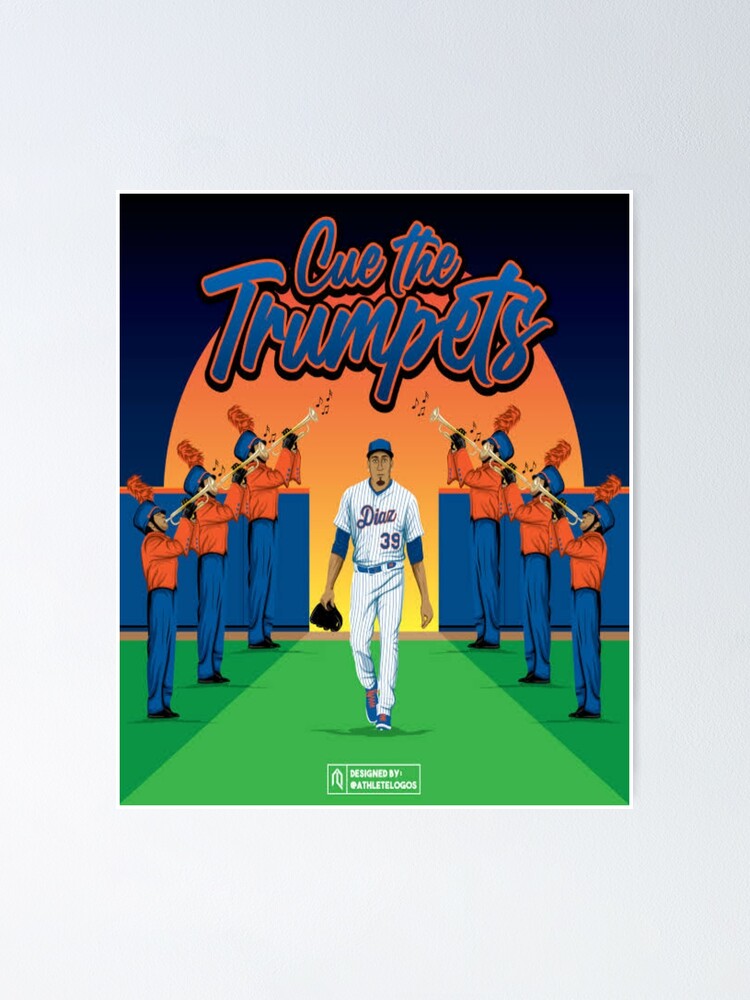 "cue the trumpets Edwin diaz" Poster for Sale by posivibez Redbubble