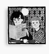 Breakfast in 221B Canvas Print