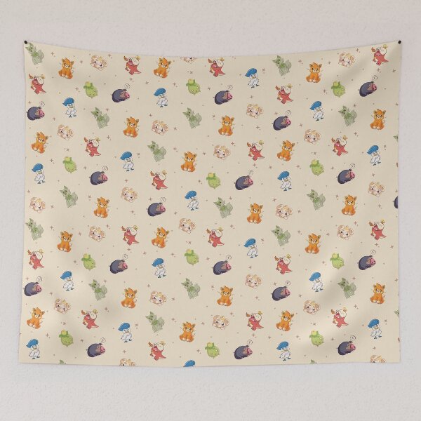 Item preview, wallpaper magical animals designed and sold by KreetaK.