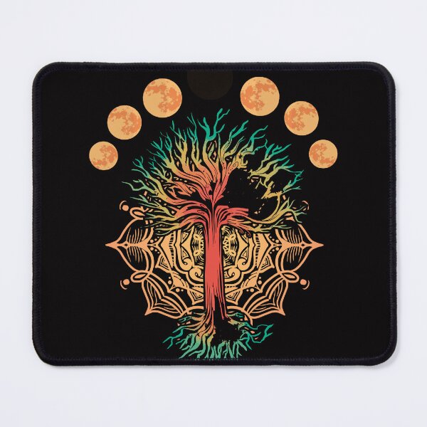 Item preview, Mandala Tree with Moon Phases designed and sold by kenix73.