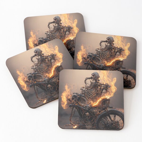 Item preview, The Skeletal Biker from Hell designed and sold by dibsmft.