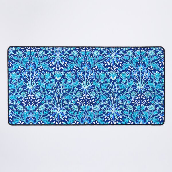 Item preview, William Morris Hyacinth Print, Navy and Cobalt Blue designed and sold by Marymarice.