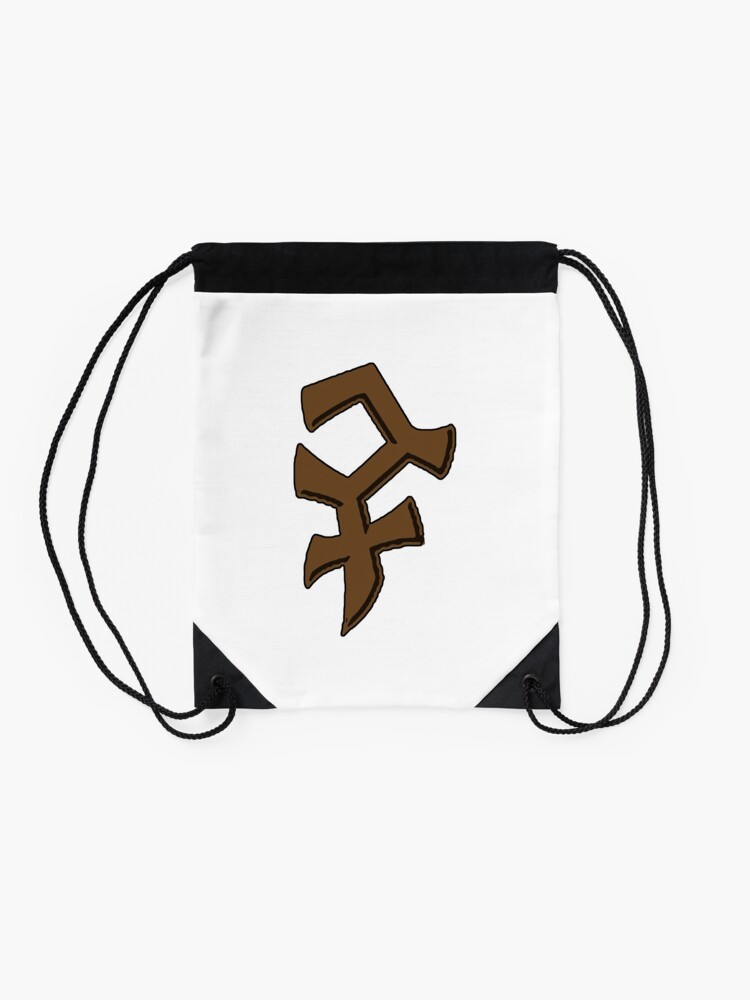 Alternate view of Bandos Symbol - Color, no words Drawstring Bag