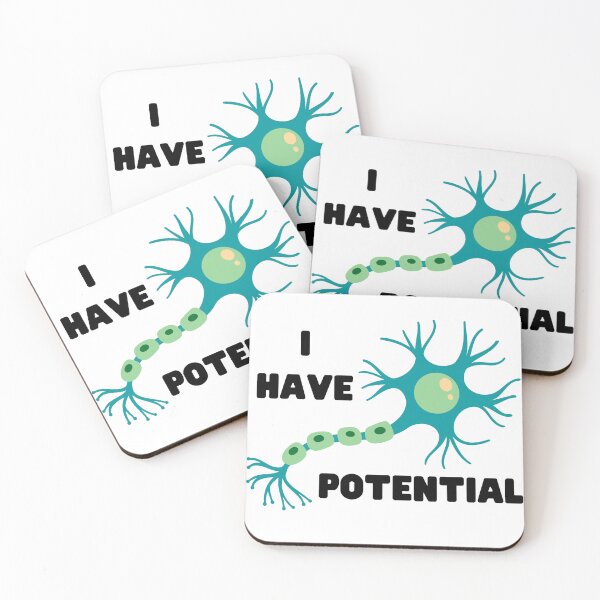 Item preview, I Have Potential Blue Neuron  designed and sold by Katherine Winner.