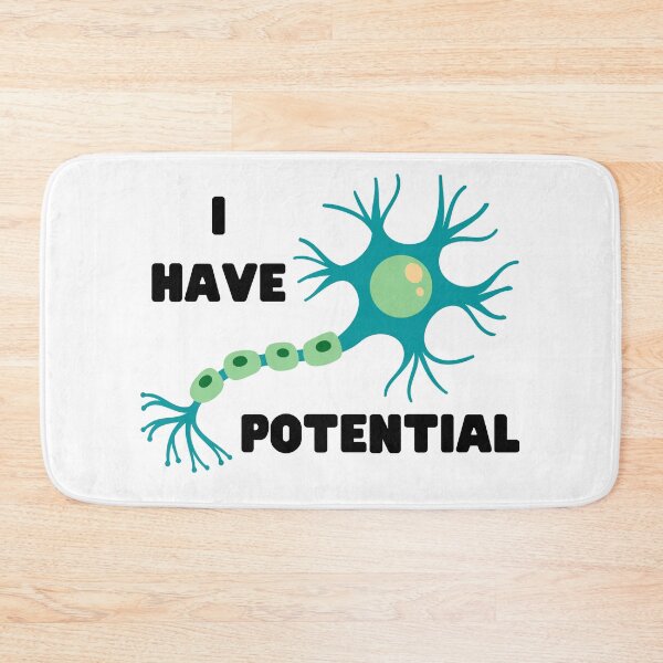 Item preview, I Have Potential Blue Neuron  designed and sold by Katherine Winner.