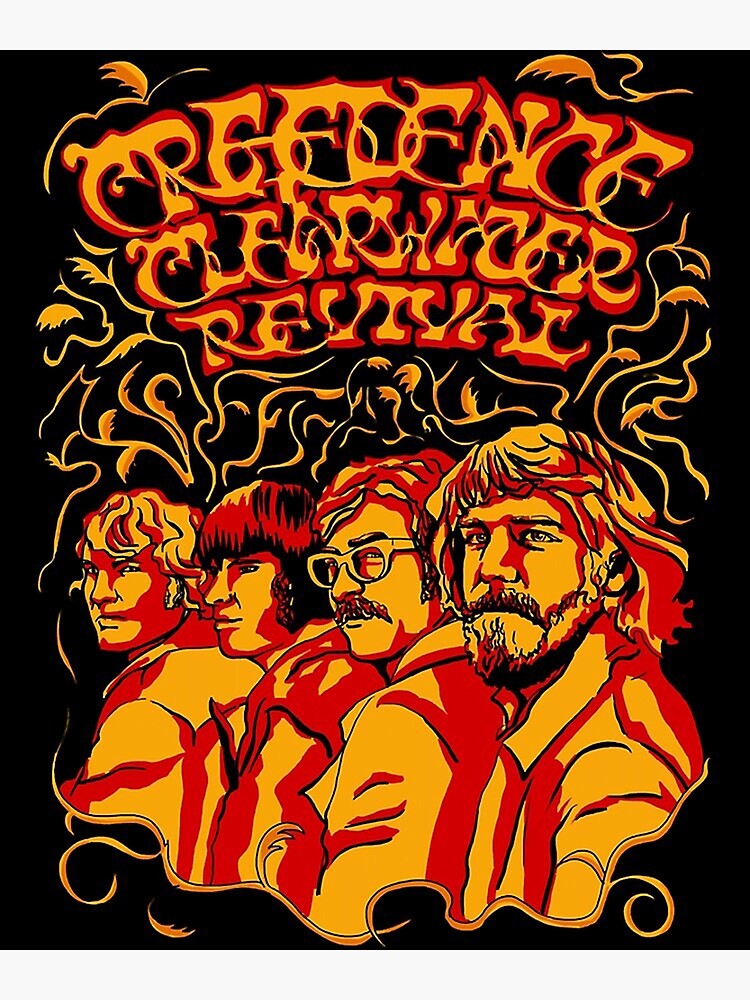Disover Creedence Clearwater Revival CCR Poster Premium Matte Vertical Poster