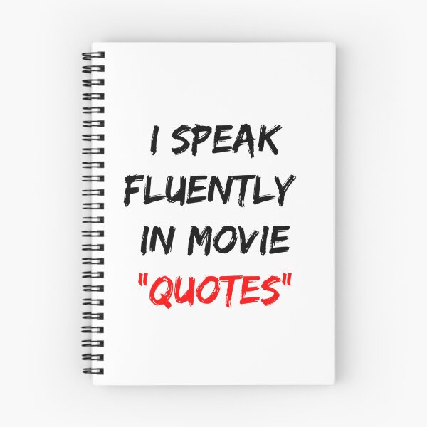 Item preview, I Speak Fluently In Movie Quotes designed and sold by Gonkpoke.