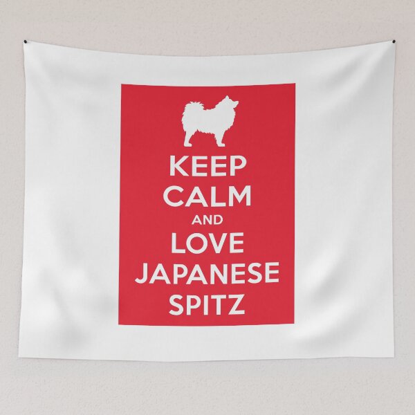 Item preview, keep calm and love japanese spitz designed and sold by unclenut.