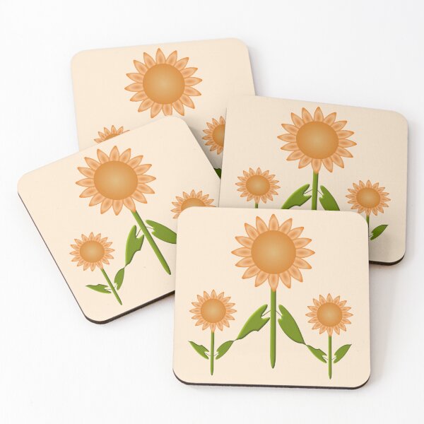 Item preview, Pretty Orange Sunflowers Digital Art designed and sold by naturegallery.
