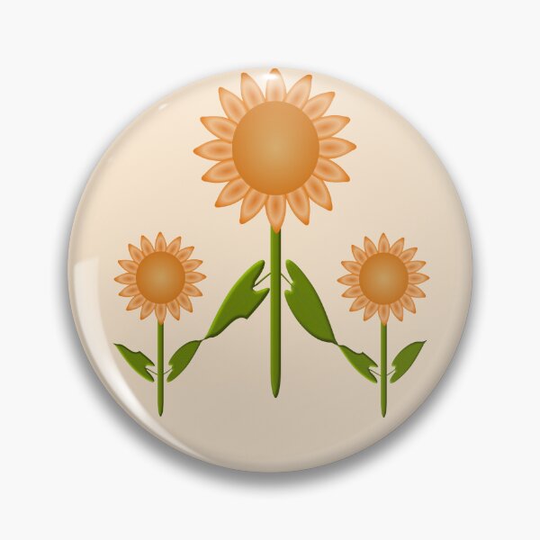 Item preview, Pretty Orange Sunflowers Digital Art designed and sold by naturegallery.