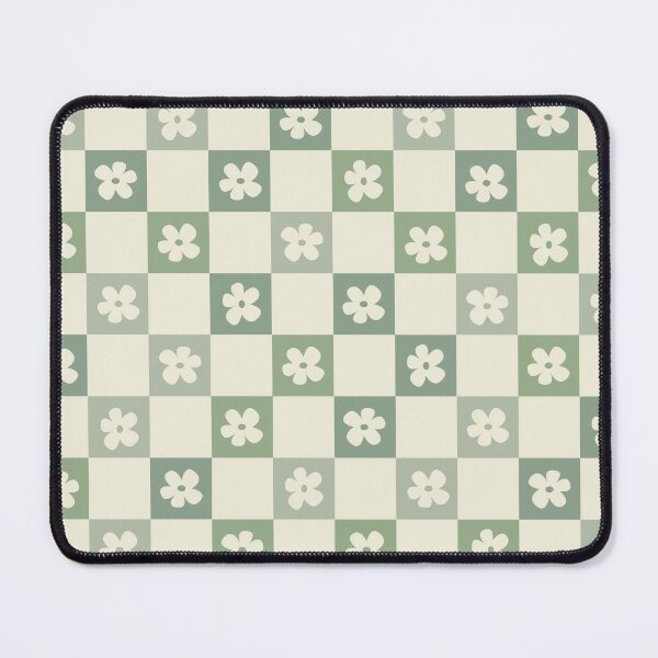 Item preview, Sage Floral Checker designed and sold by embowen-.