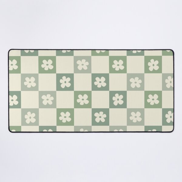 Item preview, Sage Floral Checker designed and sold by embowen-.