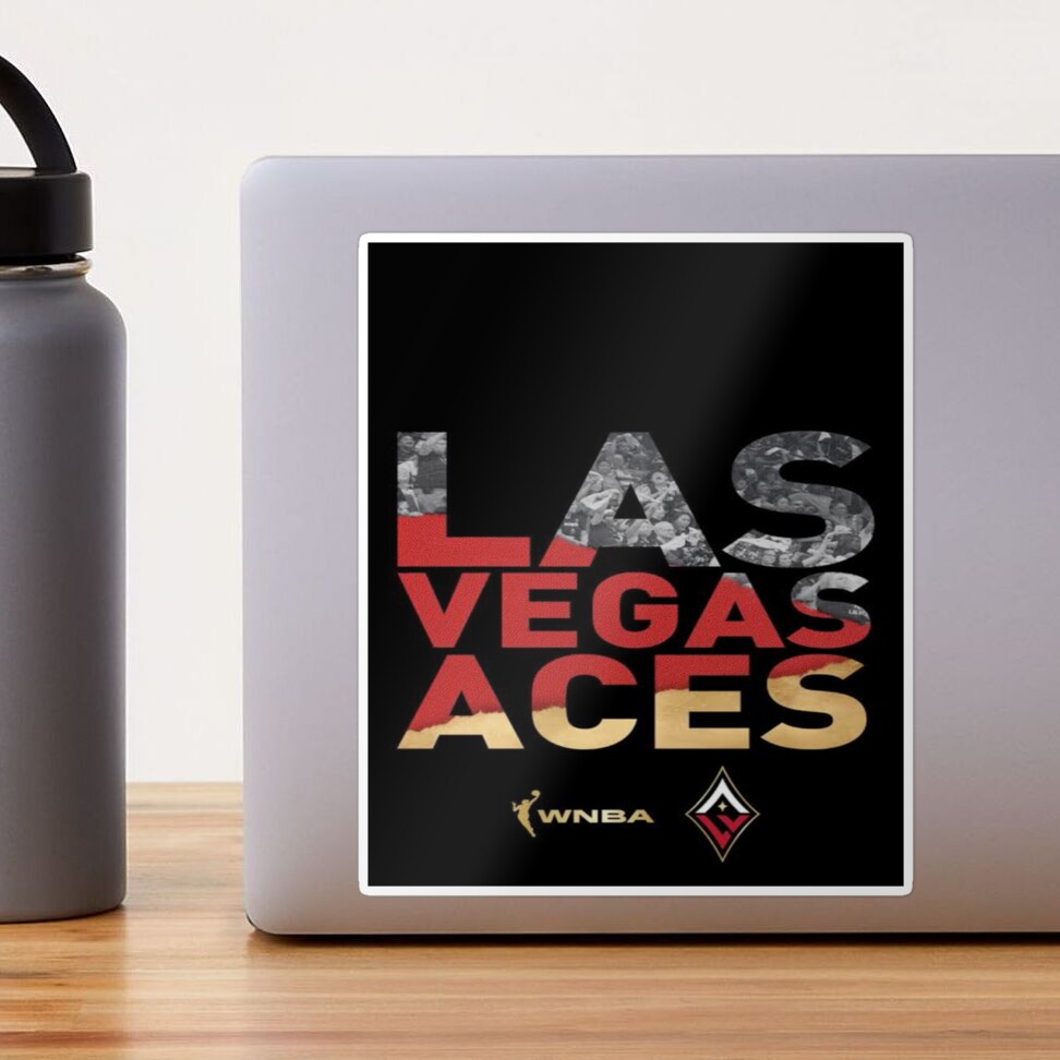 Las Vegas Aces WNBA Women's National Basketball Association Officially Licensed Sticker Vinyl Decal Laptop Water Bottle Car Scrapbook (Type 1-1)