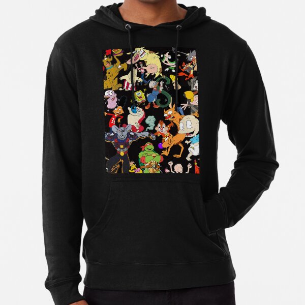 Dibujos animados retro rugrats 80s 90s programa de televisión cartoon rockos life Sudadera ligera con capucha