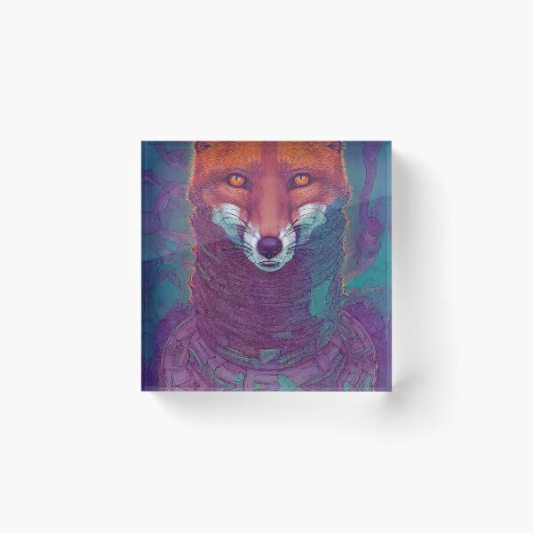 Item preview, Cosmos Fox dancing with galaxies designed and sold by Grewtrel.
