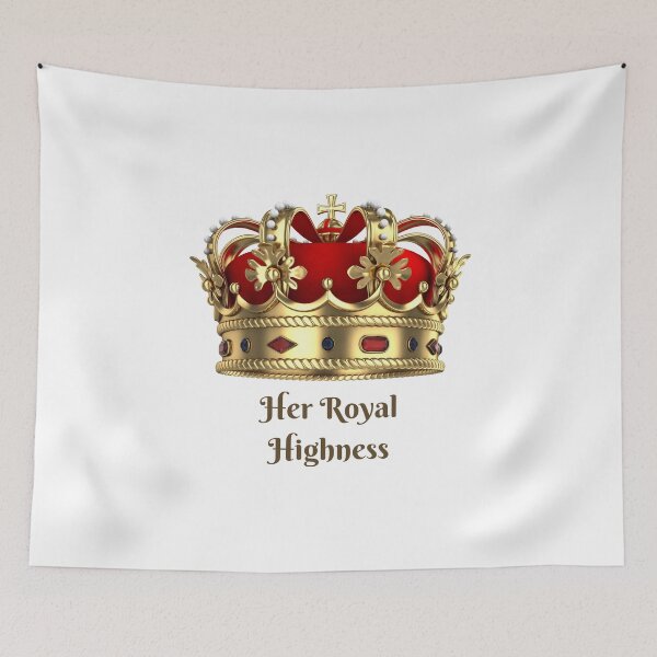 Item preview, Her Royal Highness Red Golden Crown  designed and sold by silviaol.