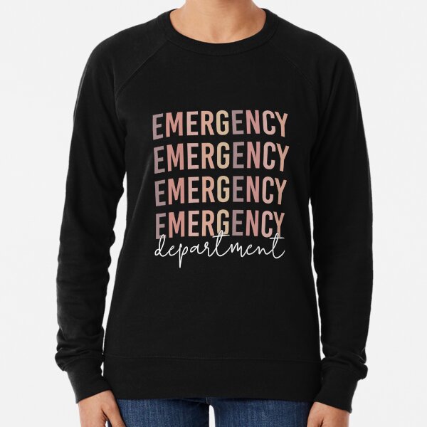 Emergency Nurse Crewneck Sweatshirt ER Nurse Gift ED Nursing Sweater  Emergency RN Appreciation Gift for Nurse Grad Gift Graduation 