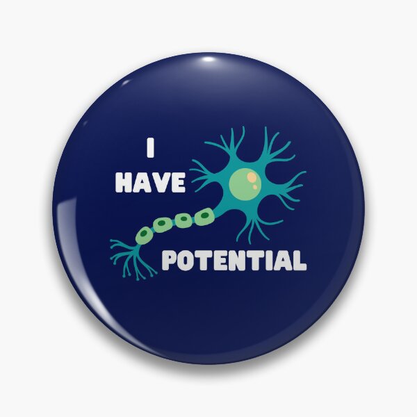 Item preview, I Have Potential Blue Neuron  designed and sold by Katherine Winner.