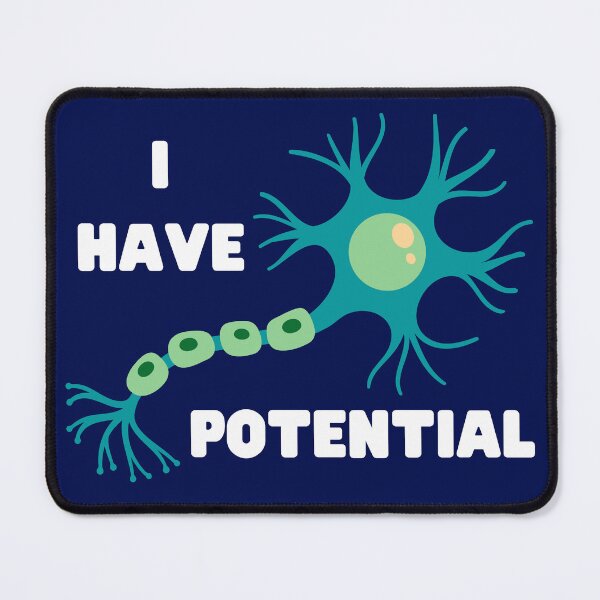 Item preview, I Have Potential Blue Neuron  designed and sold by Katherine Winner.