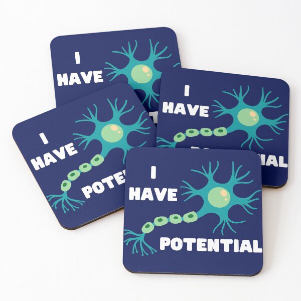Item preview, I Have Potential Blue Neuron  designed and sold by Katherine Winner.