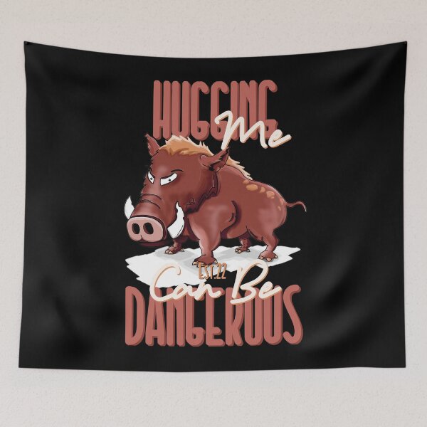 Item preview, HUGGING ME CAN BE DANGEROUS designed and sold by GAADesignz.