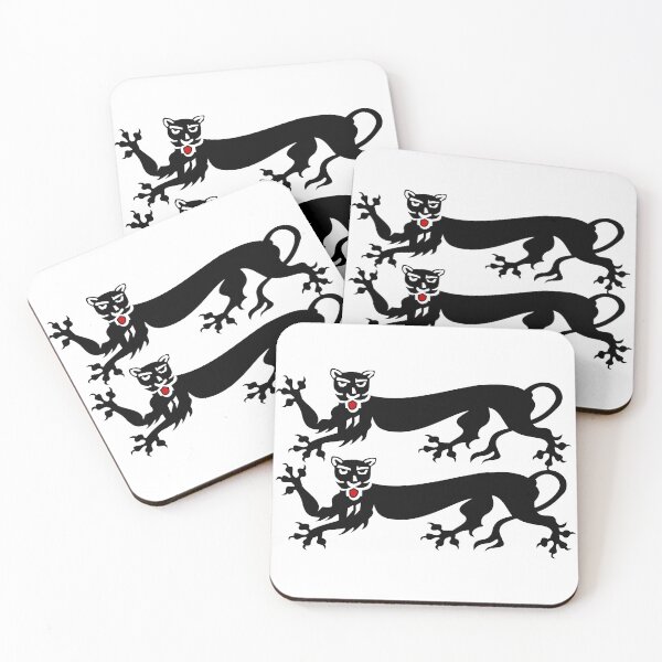 Item preview, Hohenlohe - the black leopards of the coat of arms of the princely family designed and sold by GGreiner.