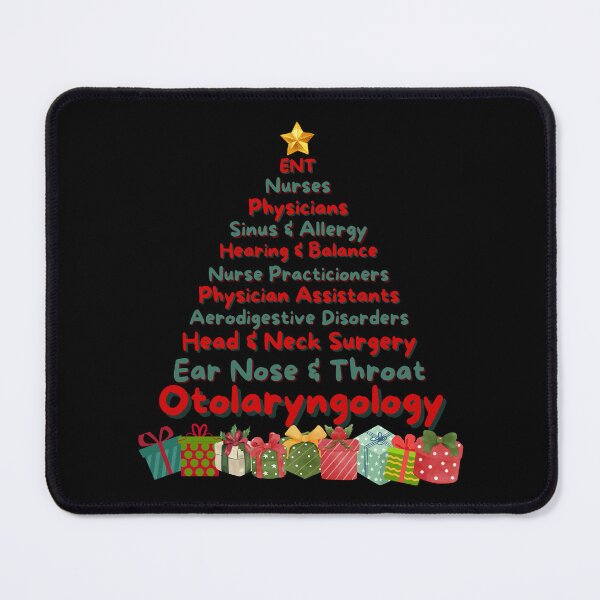 Item preview, ENT Otolaryngology Christmas Tree Holiday Cheer designed and sold by Hear4theEars.