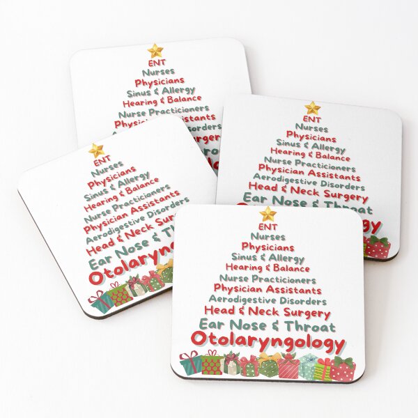 Item preview, ENT Otolaryngology Christmas Tree Holiday Cheer designed and sold by Hear4theEars.
