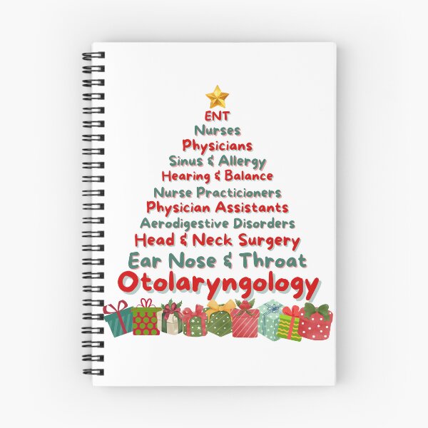 Item preview, ENT Otolaryngology Christmas Tree Holiday Cheer designed and sold by Hear4theEars.