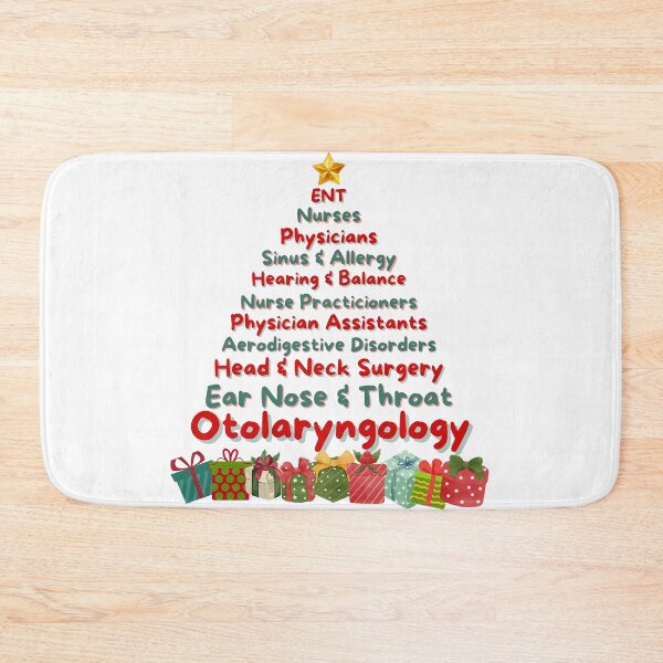 Item preview, ENT Otolaryngology Christmas Tree Holiday Cheer designed and sold by Hear4theEars.