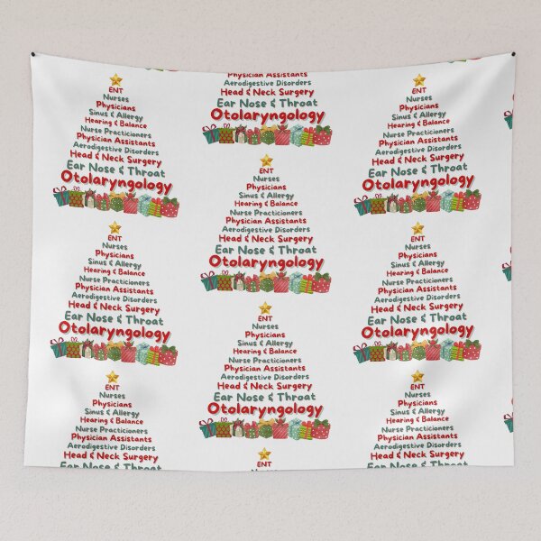 Item preview, ENT Otolaryngology Christmas Tree Holiday Cheer designed and sold by Hear4theEars.