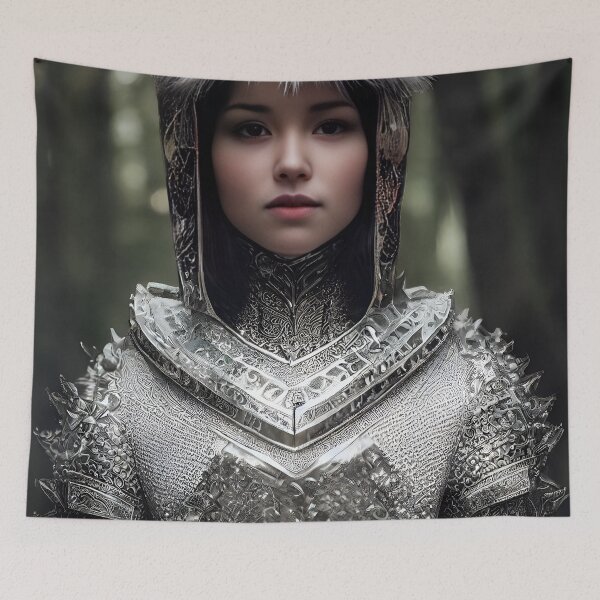 Item preview, A lady wearing crystal armor designed and sold by Sempiternus.