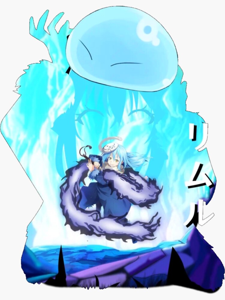 Pegatina «Rimuru y slime shadow -esa vez me reencarné como slime» de ...