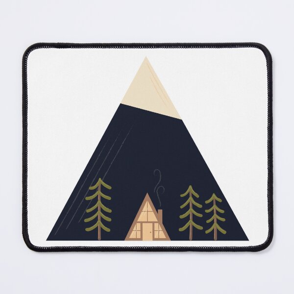 Item preview, Triangular Mountain and Cabin designed and sold by NJMoxon.