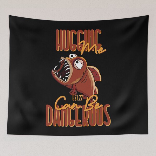 Item preview, HUGGING ME CAN BE DANGEROUS designed and sold by GAADesignz.